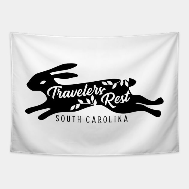 Travelers Rest South Carolina Tourist Souvenir Tapestry by carolinafound