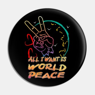 World International Day Of Peace September 21st Pin