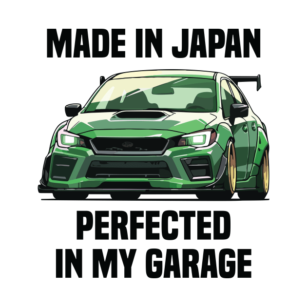 Subaru Impreza WRX STI Japanese Car Art - Modified JDM Car by JDM-Rey