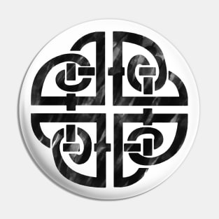 Celtic Dara Knot Black Pin