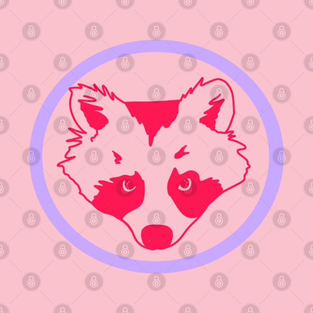 Pink Racoon by TaliDe