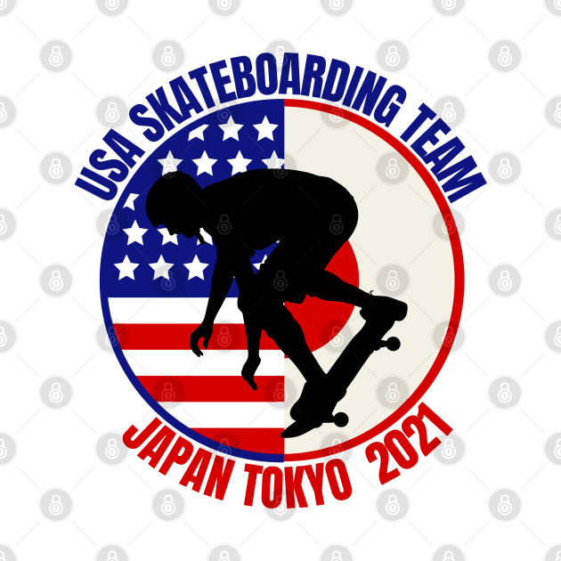 Usa Skateboarding Team by FullOnNostalgia