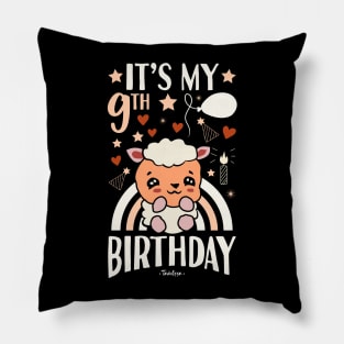 It's My 9th Birthday Sheep Pillow