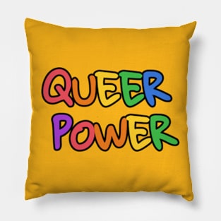 queer power Pillow