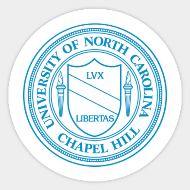 Unc Logo Unc Sticker Teepublic