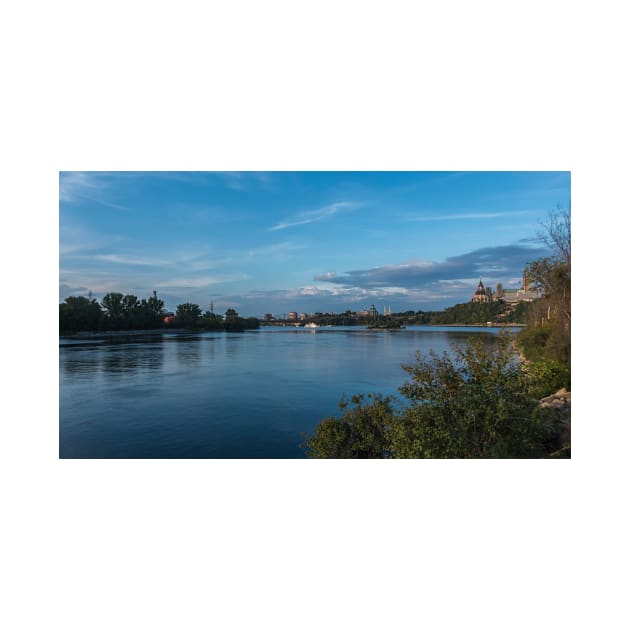 The Ottawa River during the day by josefpittner