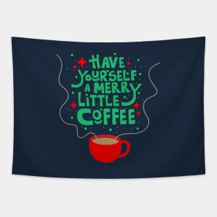 Have Yourself a Merry Little Coffee Tapestry