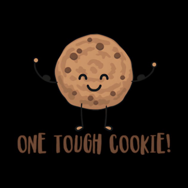 One Tough Cookie Chocolate Chip Cookie With Muscles by jasper-cambridge