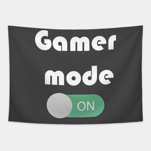 Gamer Mode ON Tapestry by YousifAzeez