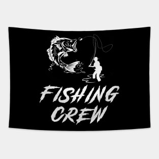 Fishing Crew Awesome Tee: Reeling in Laughter! Tapestry