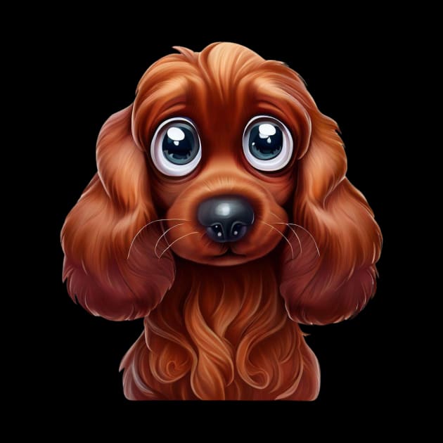 Furmidable Irish Setter by Art By Mojo