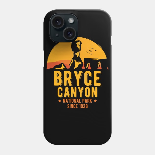 Bryce Canyon National Park Utah Sunset Phone Case by HCMGift