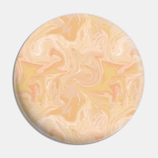 Pastel Orange Silk Marble - Digital Liquid Paint Pin