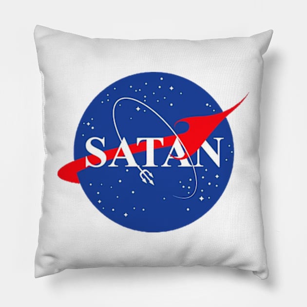 Satan Pillow by CosmicAngerDesign