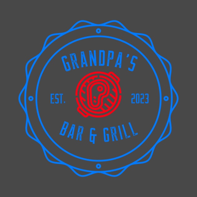 Grandpa's Bar and Grill by Preston James Designs