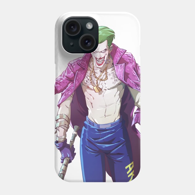 Insane Criminal Cartoon Art Piece Phone Case by Bitgem