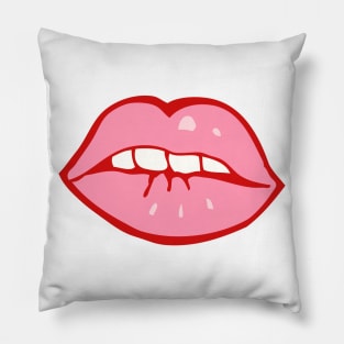 Pink Lips Pillow