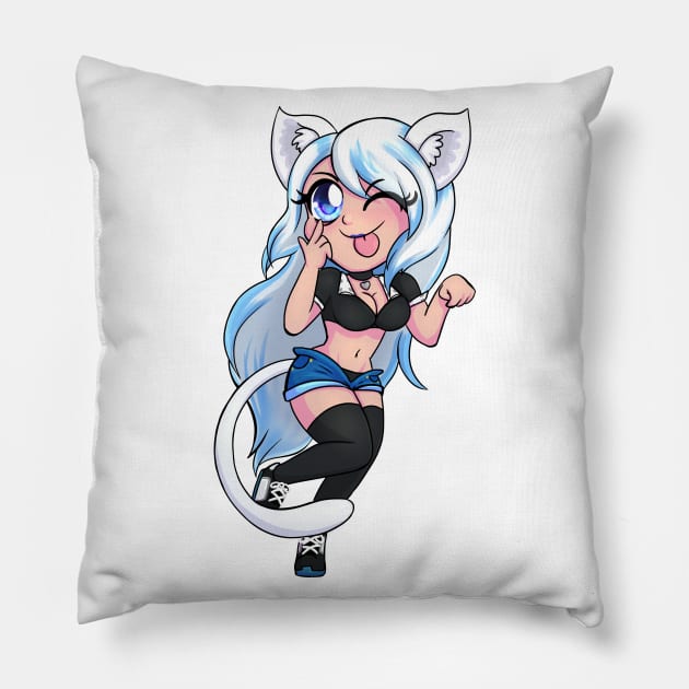 Darksabre Chibi Pillow by Darksabre