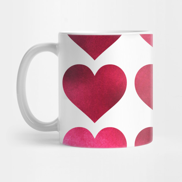 Painted Hearts Painting Mug Teepublic
