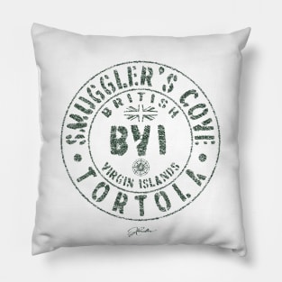 Smuggler's Cove, Tortola, British Virgin Islands Pillow