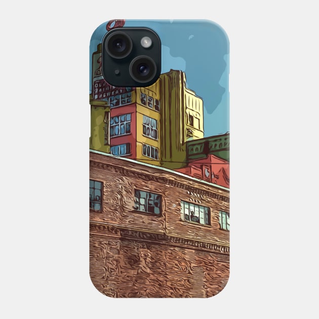 Rainier Beer building in Seattle Wa Classic Phone Case by WelshDesigns