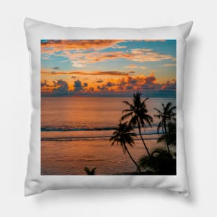 Golden Hour Sunset Pillow