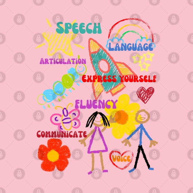 Speech therapist, Speech language pathologist, SLPA, SLP, speech pathologist by Daisy Blue Designs