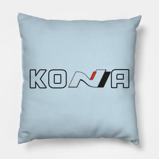 Kona N (Smaller) Logo also transparent Pillow