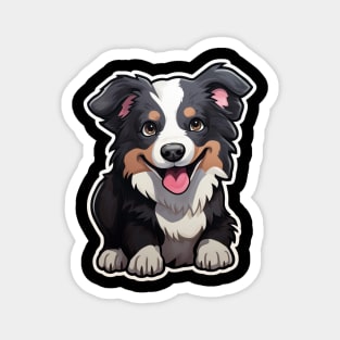 Cute Border Collie Dogs Funny Border Collie Magnet