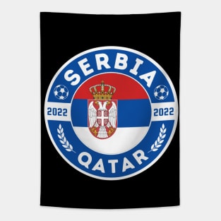 Serbia Football Tapestry