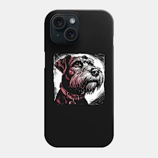 Retro Art Airedale Terrier Dog Lover Phone Case