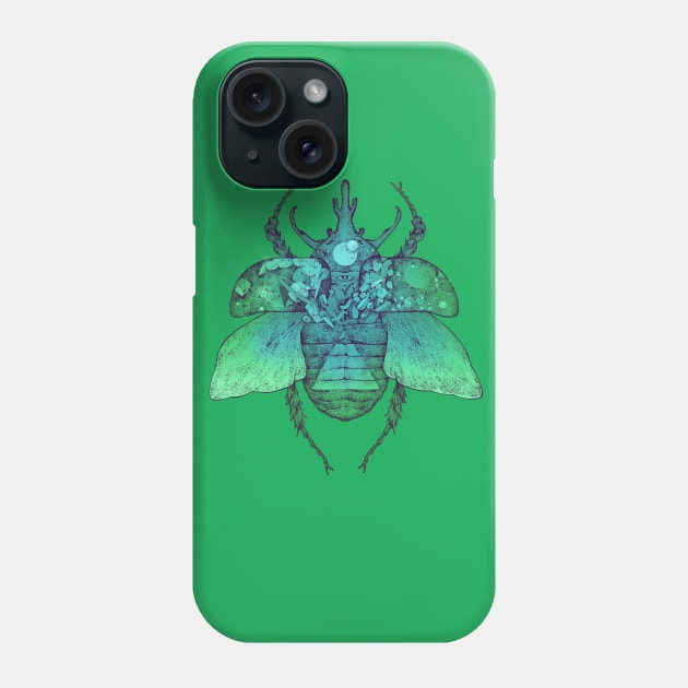 Kosmik Beetle Phone Case by ImmortalPink