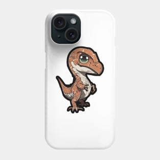 Kawaii Velociraptor - Cute Dinosaur Phone Case