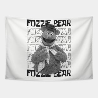 Monochrome Cute Fozzie Tapestry