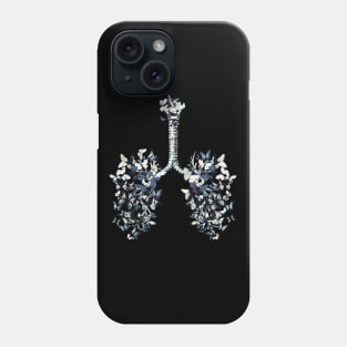 Lung Anatomy / Cancer Awareness 17 Phone Case