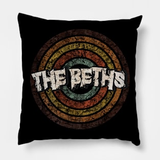 The Beths vintage design on top Pillow