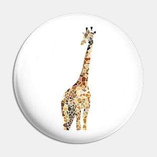 Mosaic Giraffe Pin