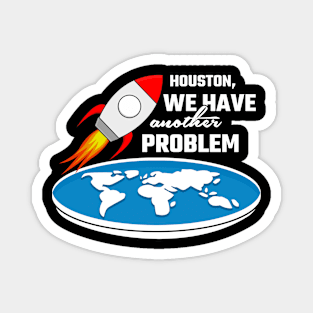 Funny Flat Earth T-Shirt Magnet