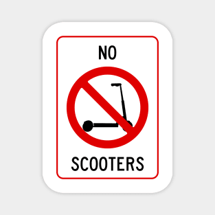 No Scooters TS design Magnet