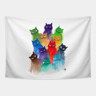 Colorful Cats, Kittens and more Tapestry