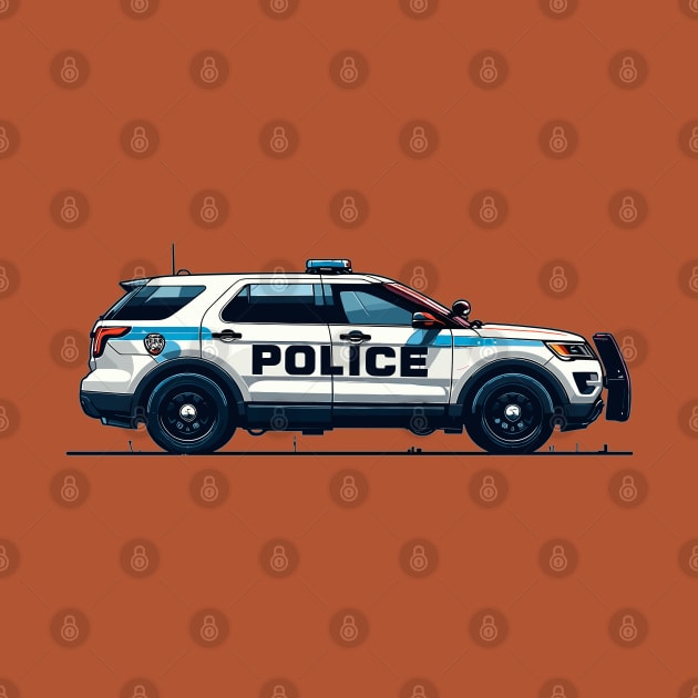 Police car by Vehicles-Art