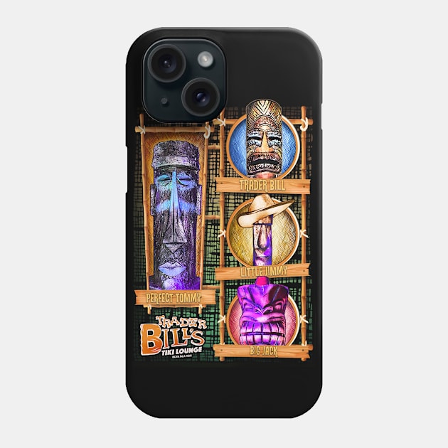 The Tikis of TRADER BILL'S Phone Case by StudioSiskart 