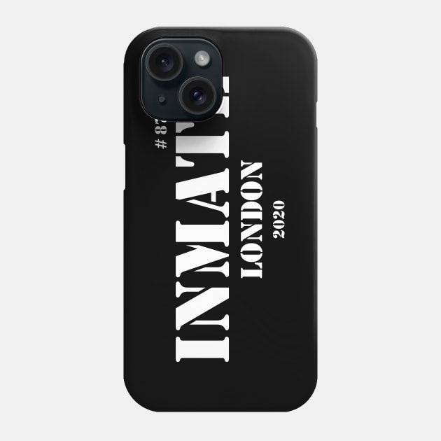 Inmate 2020 LONDON Boris Johnson UK Lockdown 2020 Funny Shirt Phone Case by Jas-Kei Designs