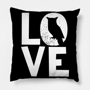 Owls Love | Owl Nocturnal Eagle Birds Night Bird Pillow