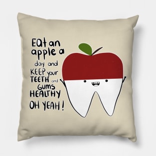 Molar Apple Pillow