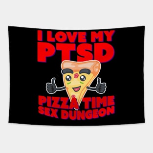 I Love My P.T.S.D. Tapestry