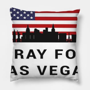 Pray For Las Vegas Nevada Pillow