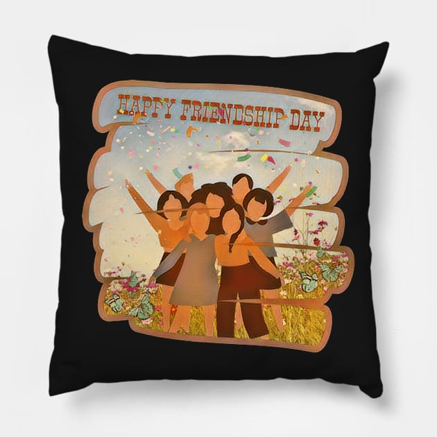 International Friendship Day Pillow by Pris25