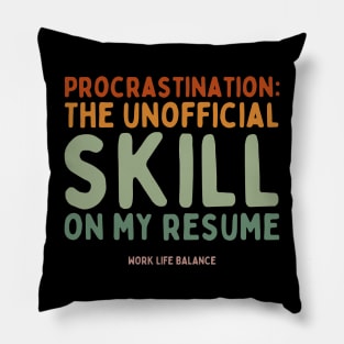 Workplace Wit: Sarcastic Sayings Pillow