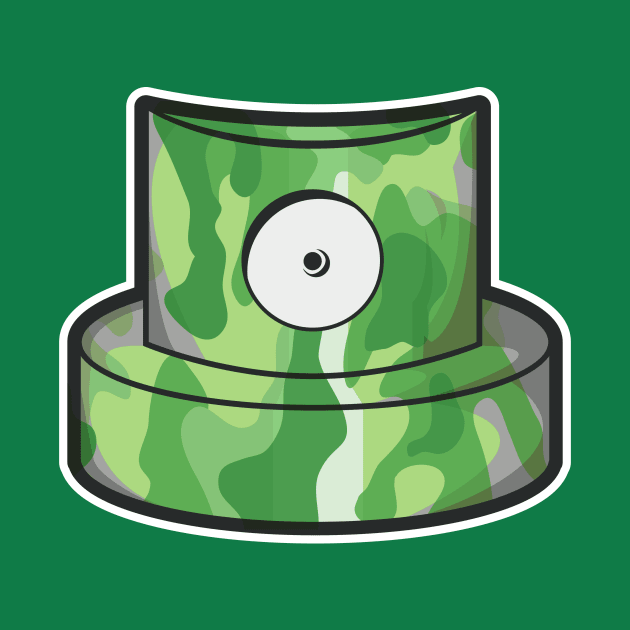 Green camouflage cap by manuvila